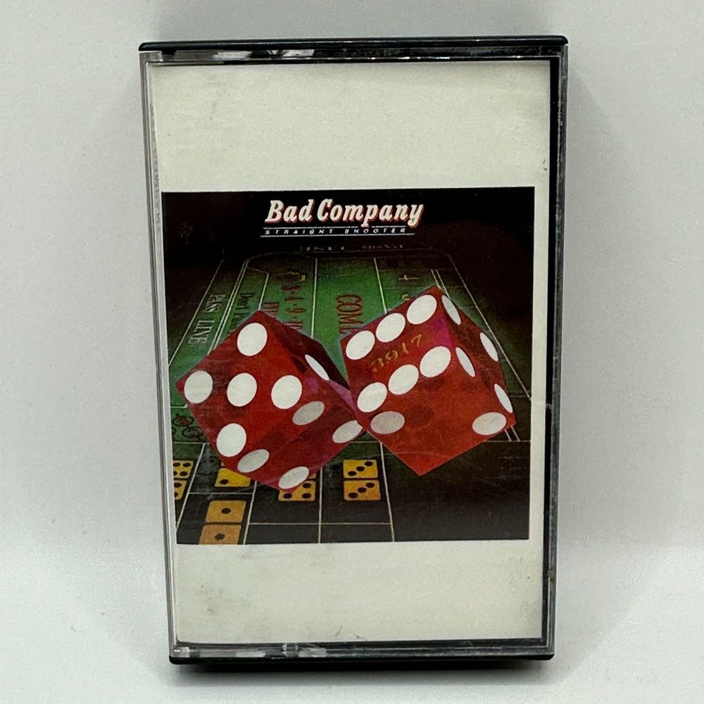 Bad Company Straight Shooter Audio Cassette Album Classic Rock Swan Song